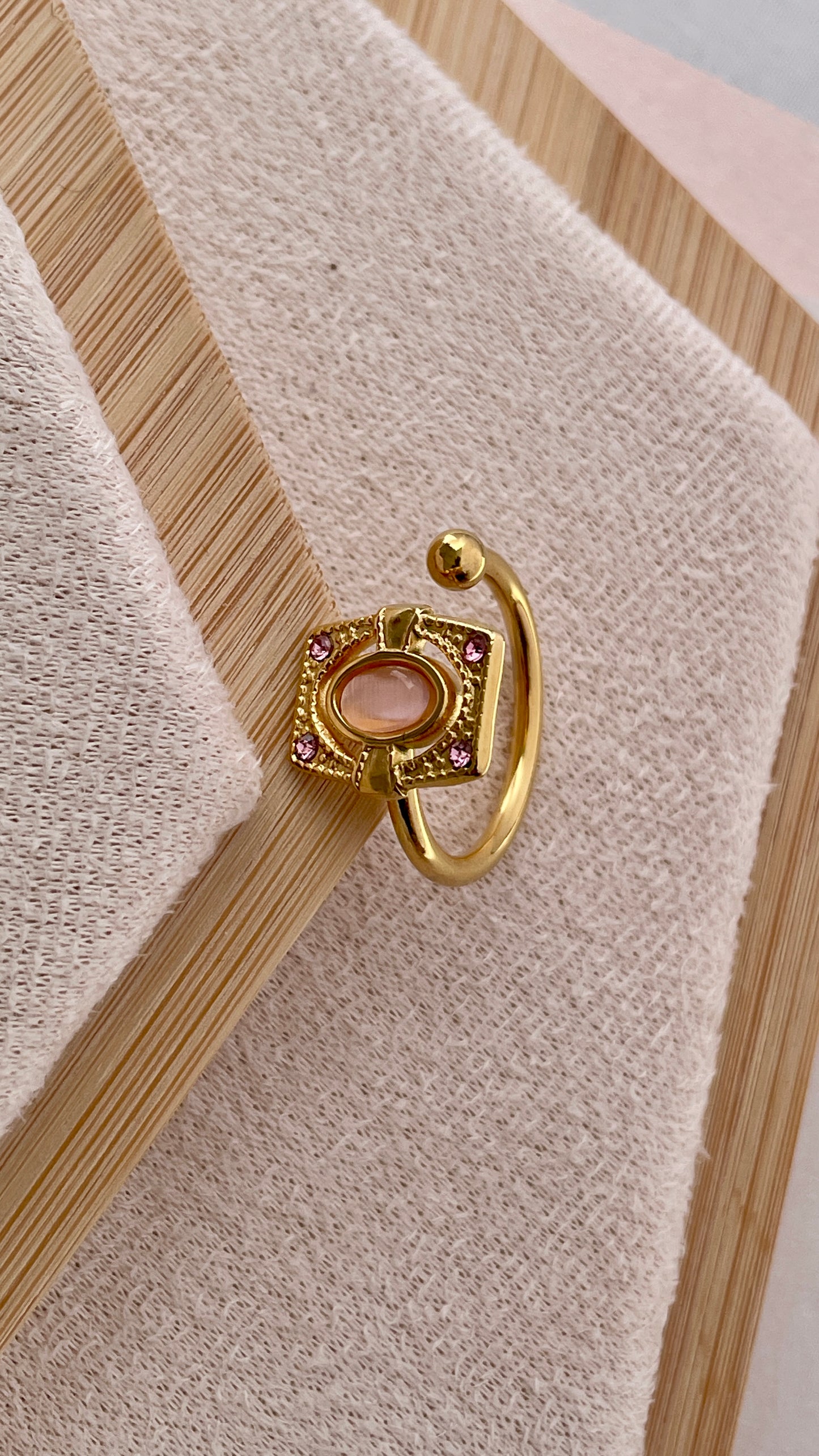 Rosé-Opal Ring | Premium Schmuckring
