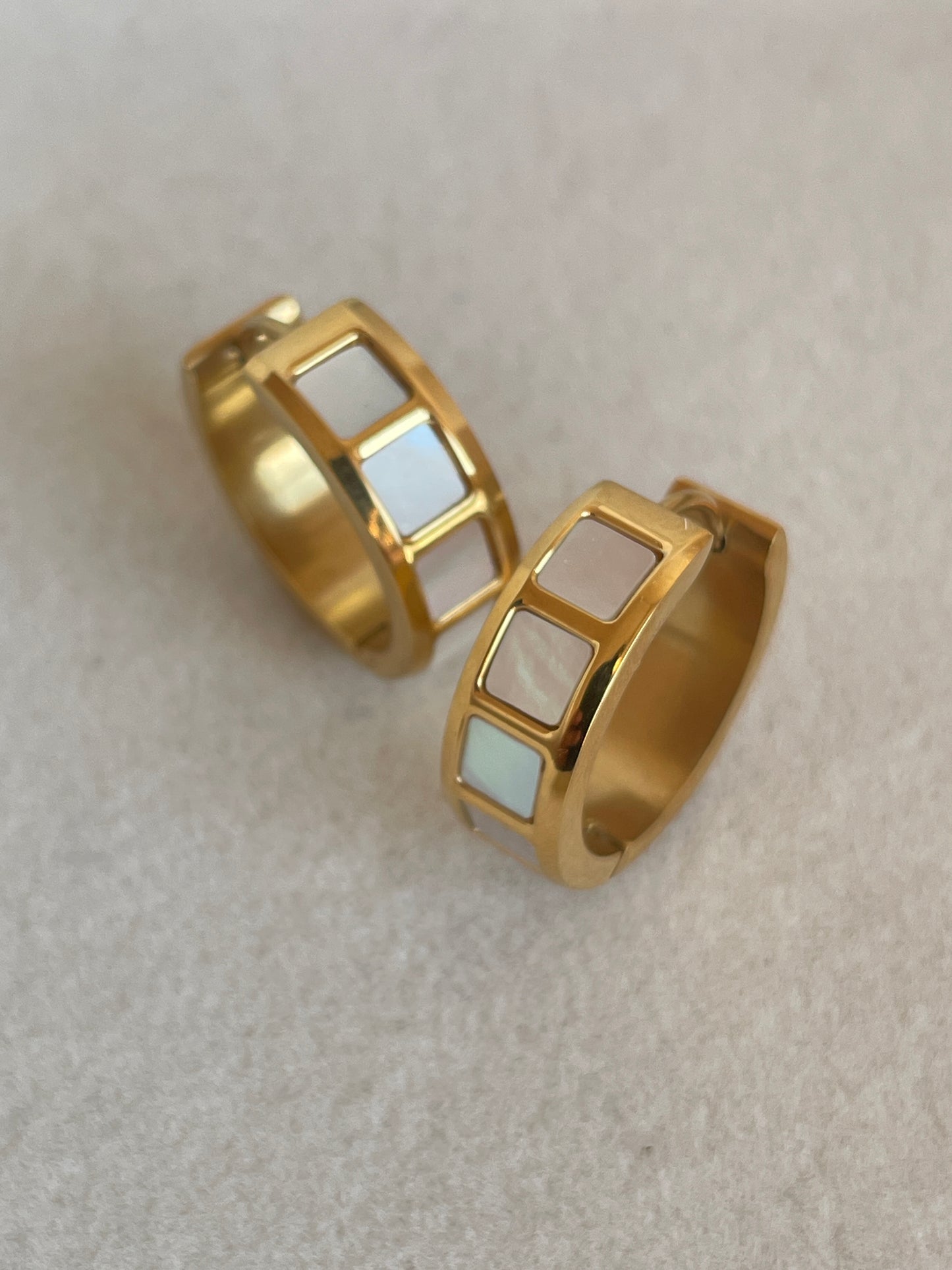 Mosaik Creolen | Eleganter Schmuck mit Details