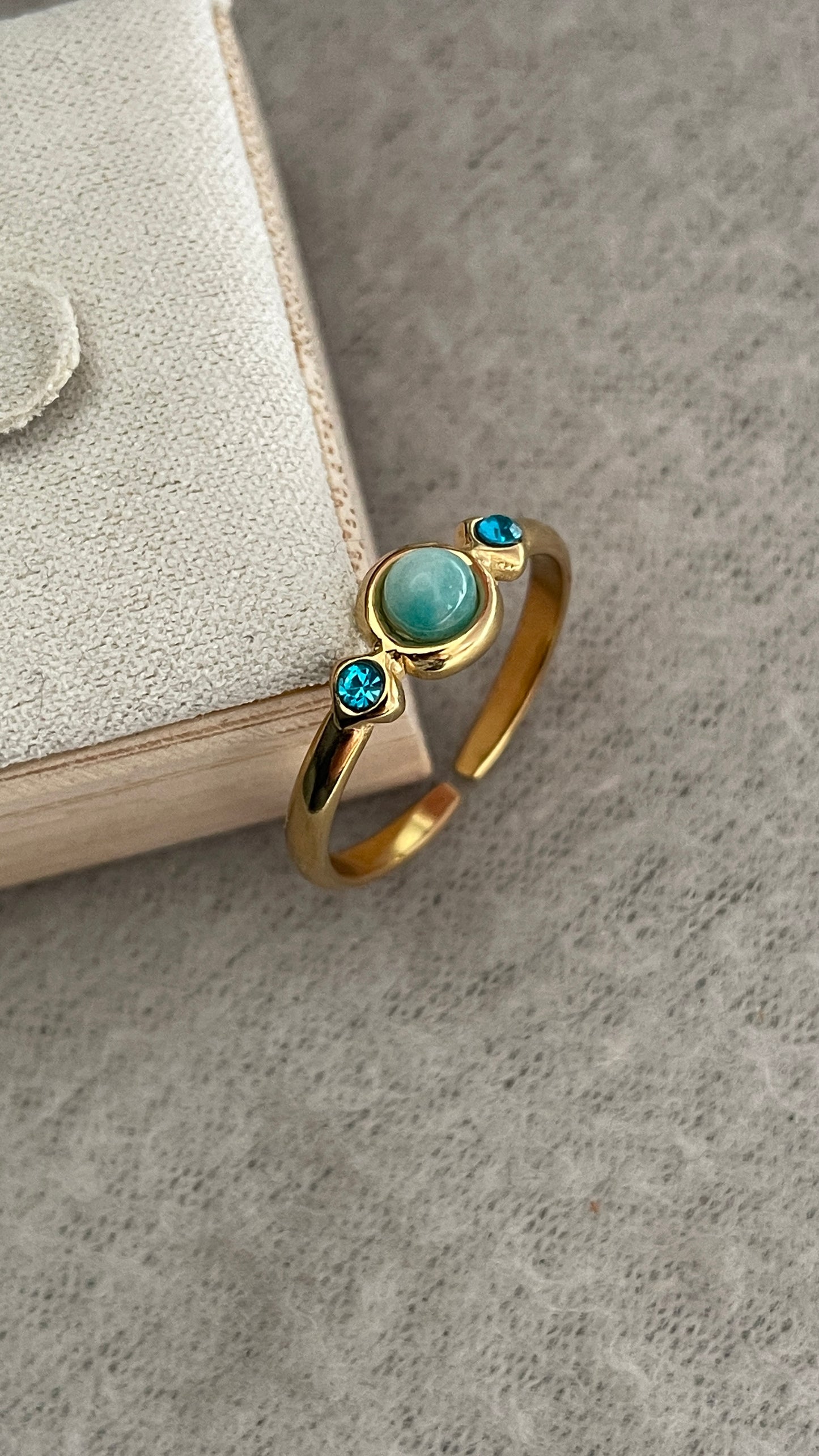 Blau liebe Ring | Eleganter Schmuck mit Ausdruck