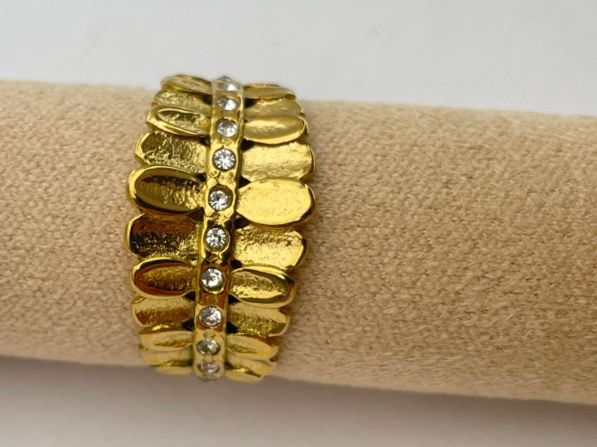 Funkelnder Blätterkranz Ring | Eleganter Schmuck