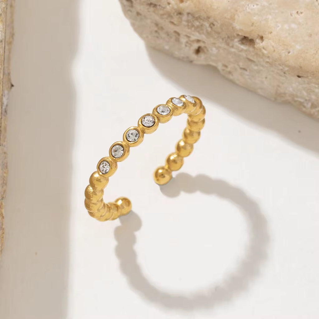 Sparkle Row Ring