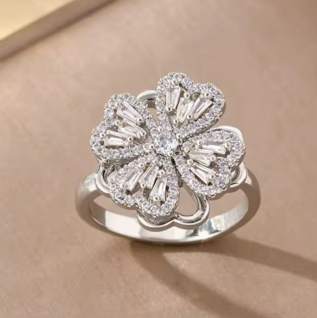 Glücksblatt Ring