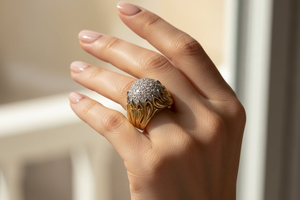 Glamour Wellenring | Stilvoller Schmuckring