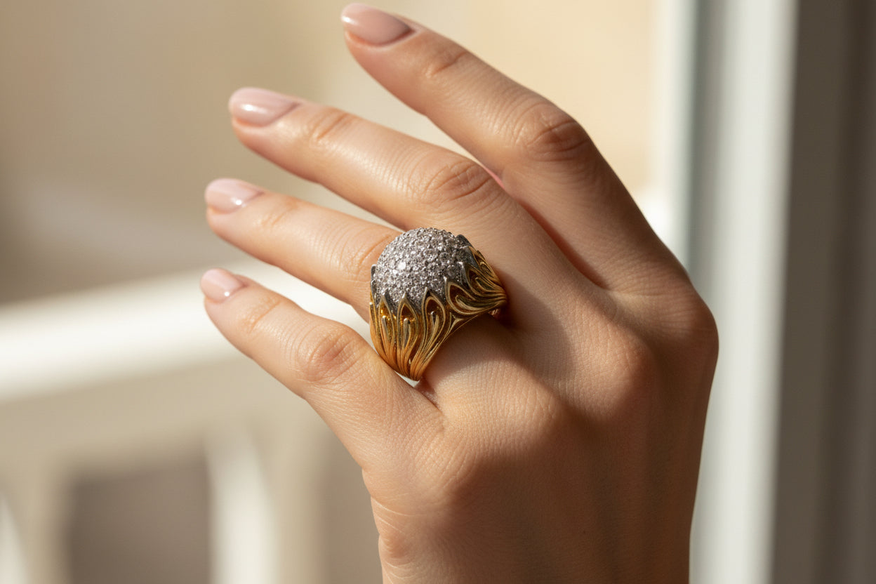 Glamour Wellenring | Stilvoller Schmuckring