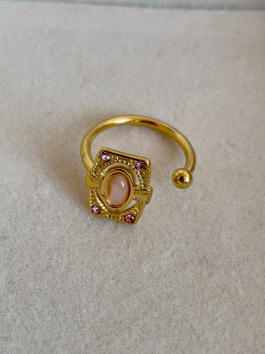 Rosé-Opal Ring | Premium Schmuckring