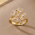 Glücksblatt Ring