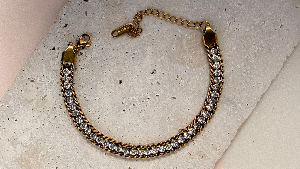 Diamant Twist Tennisarmband