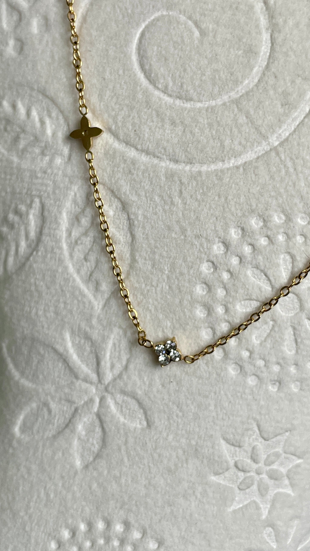 Glücksklee Funkeln Halskette | Eleganter Schmuck