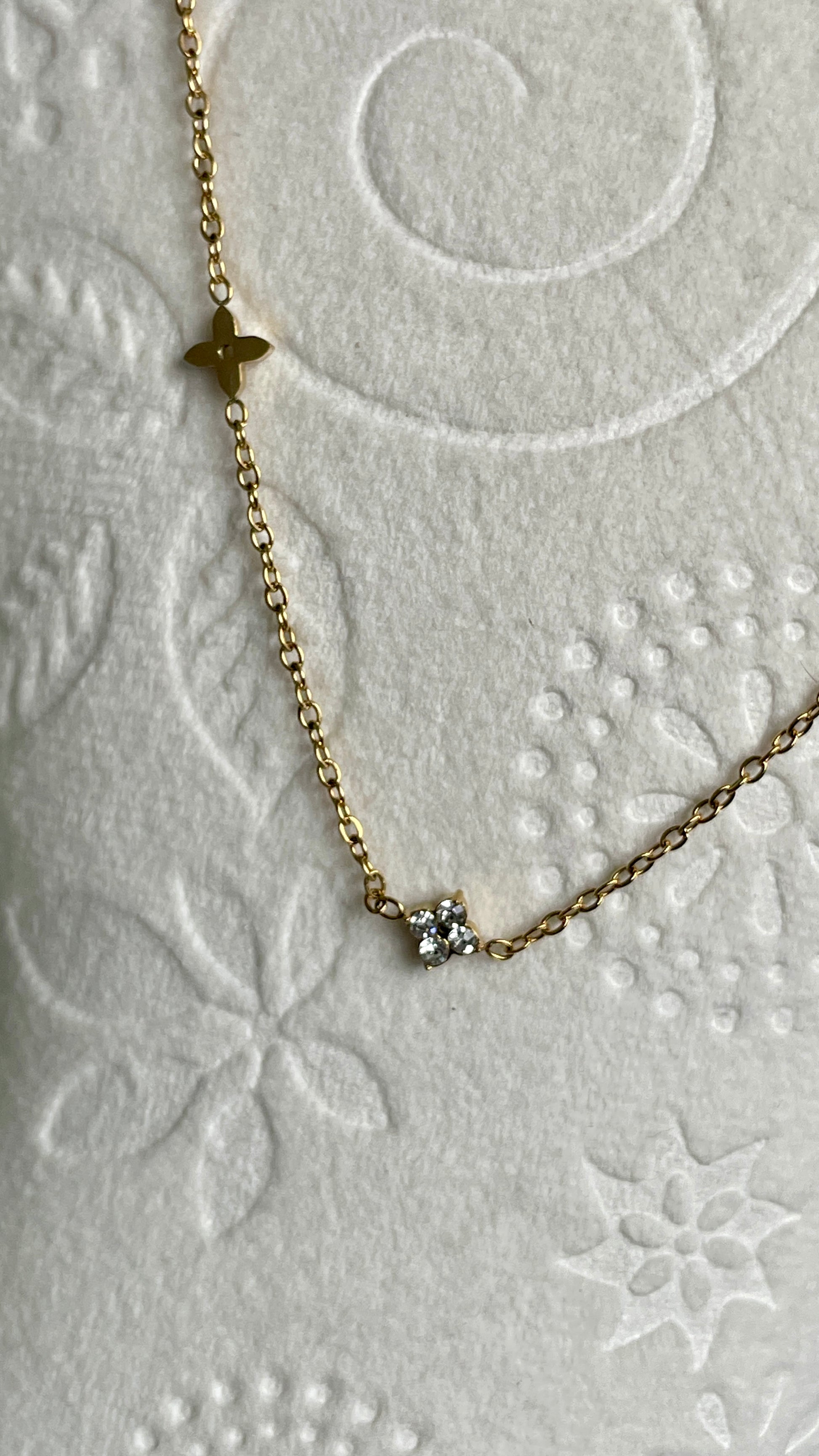 Glücksklee Funkeln Halskette | Eleganter Schmuck