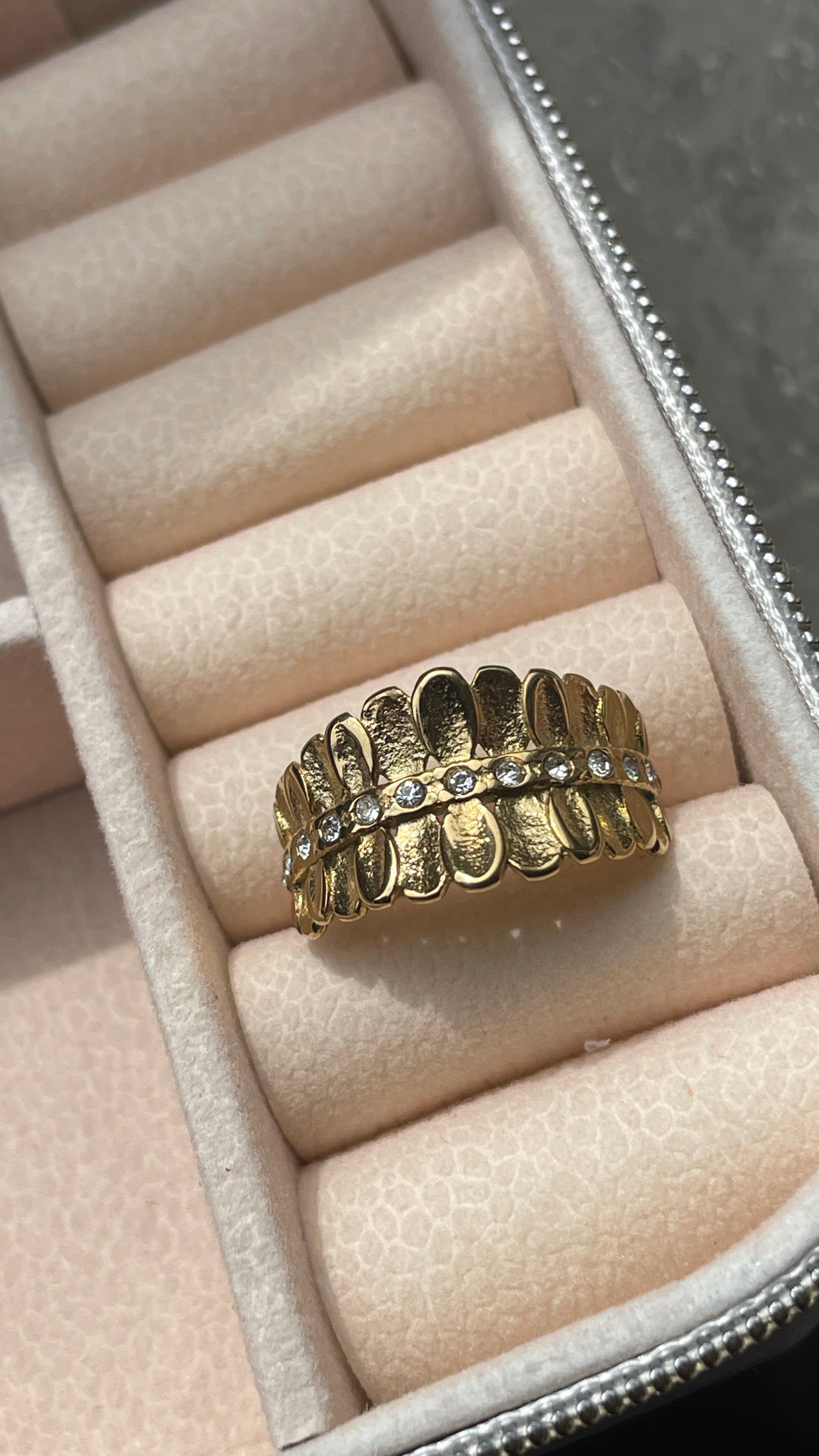  Funkelnder Blätterkranz Ring | Eleganter Schmuck