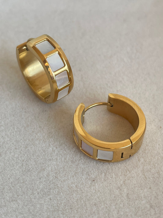 Mosaik Creolen | Eleganter Schmuck mit Details