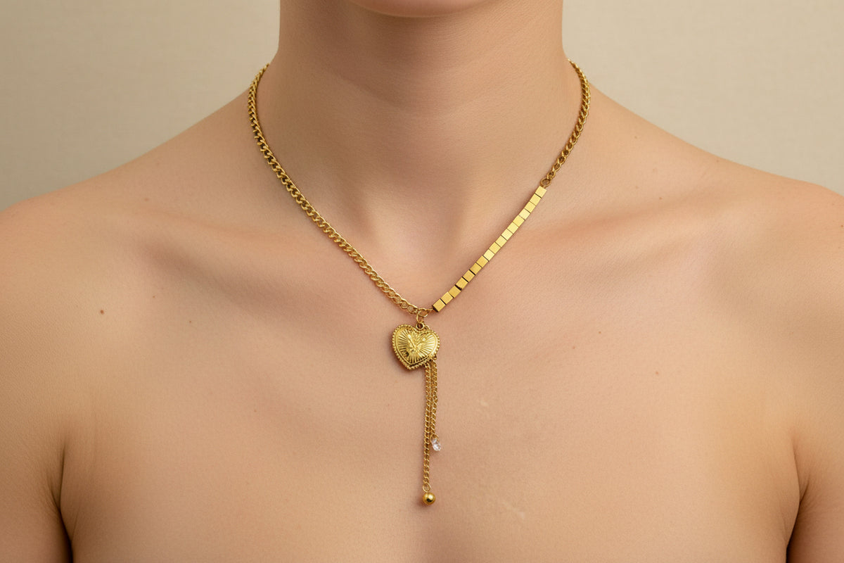 Aura Herz Halskette | Zeitloser Schmuck