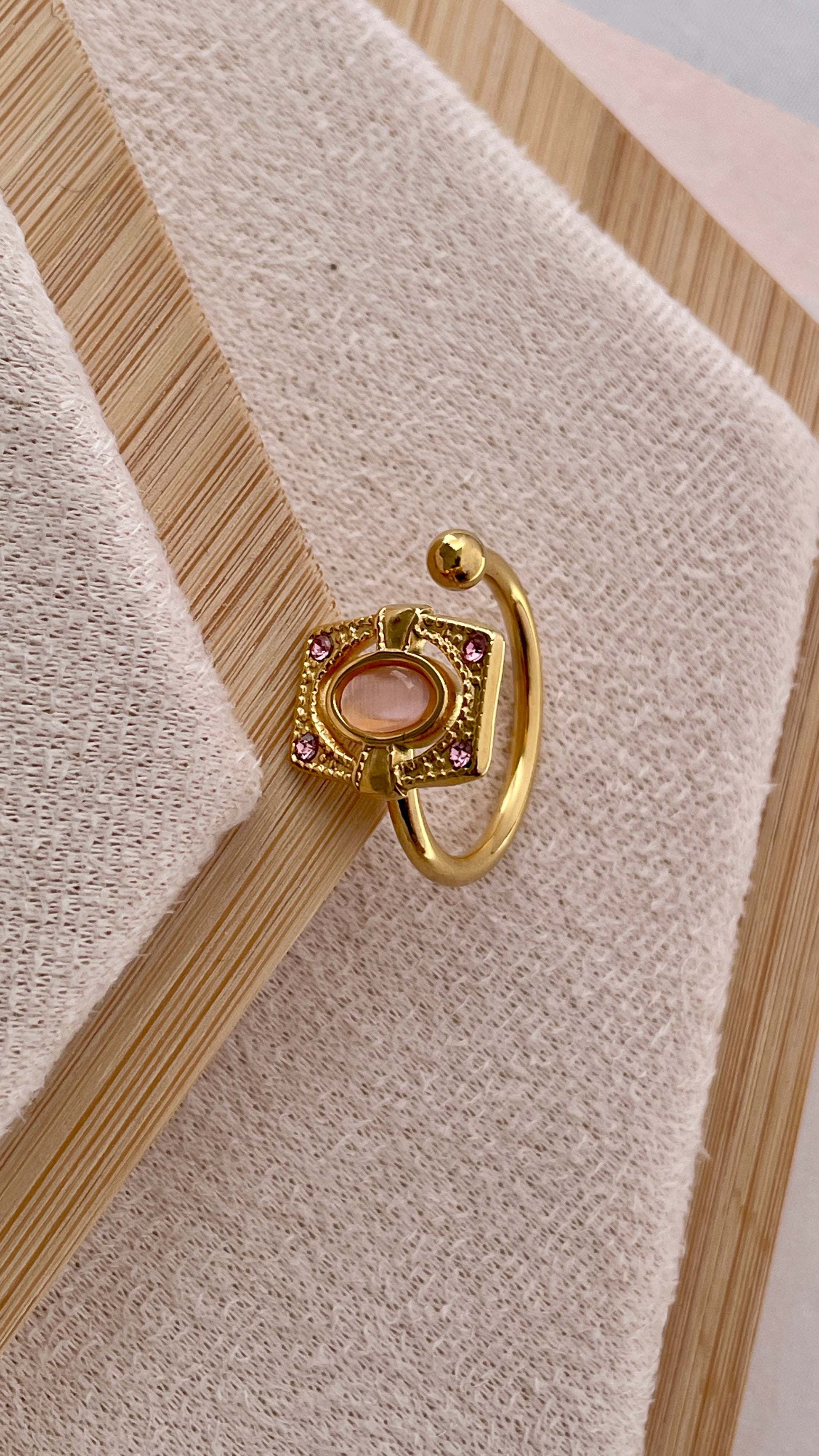 Rosé-Opal Ring | Premium Schmuckring