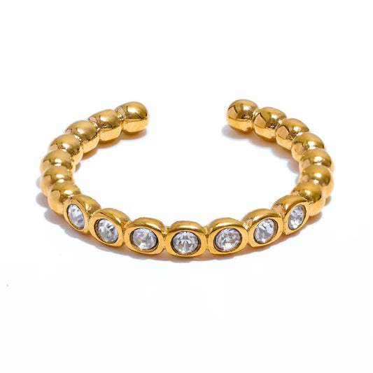 Sparkle Row Ring