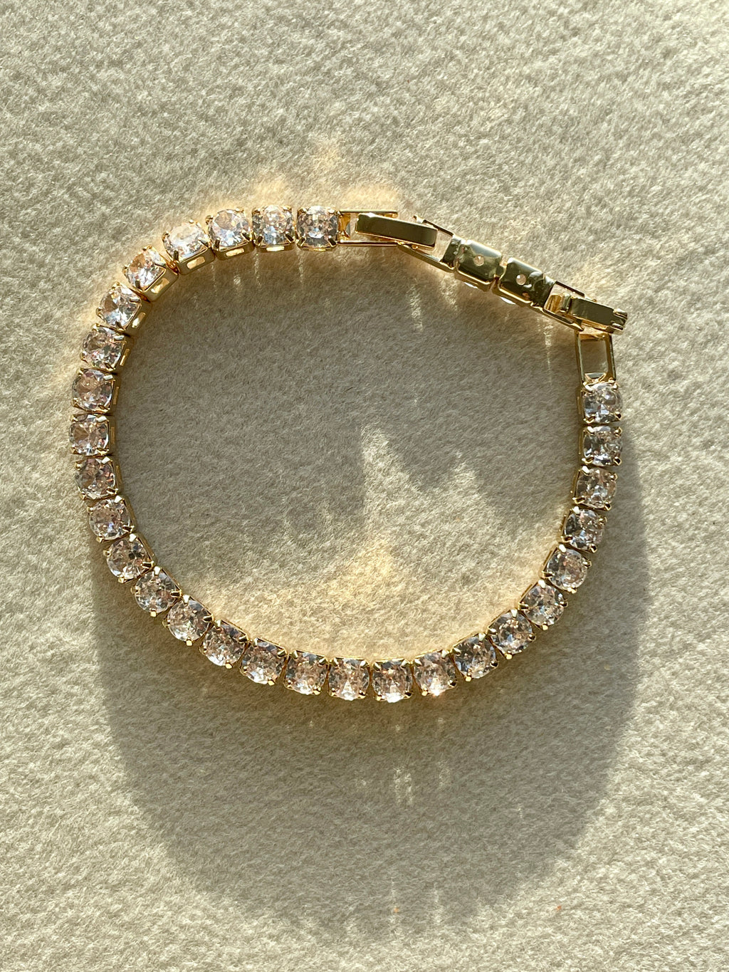 Goldenes Tennisarmband Eleganza | Premium Schmuck