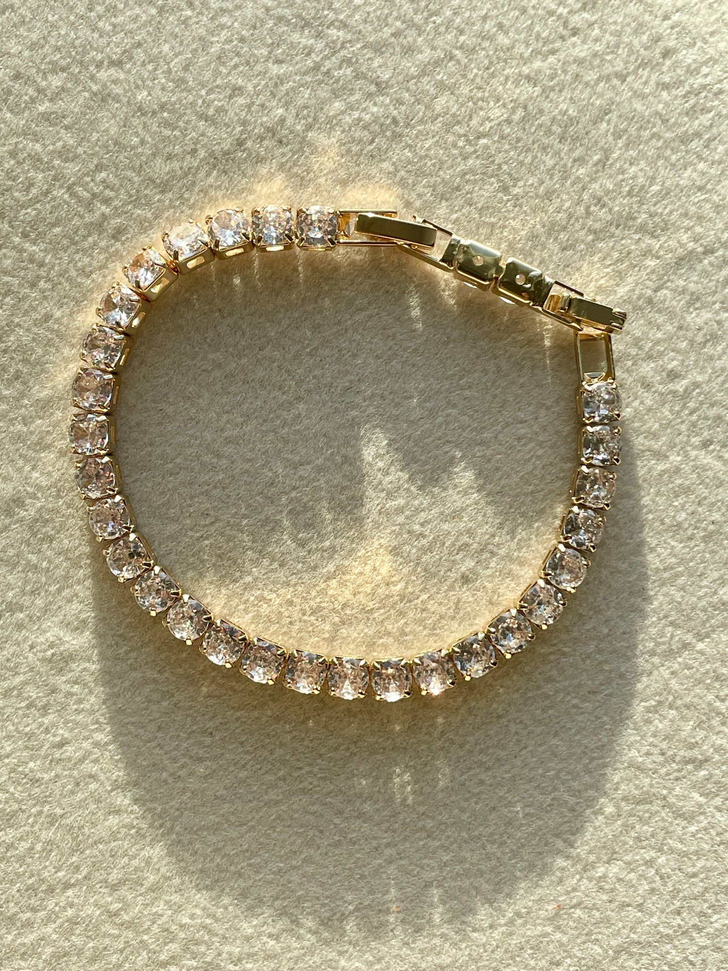 Goldenes Tennisarmband Eleganza | Premium Schmuck