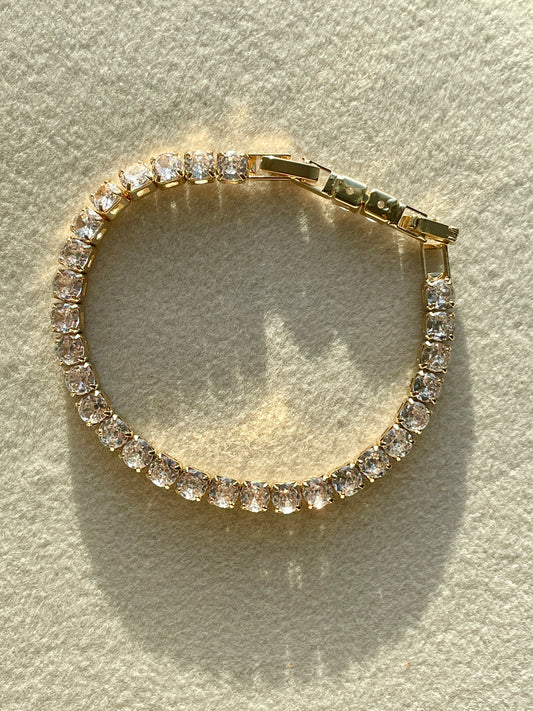 Goldenes Tennisarmband Eleganza | Premium Schmuck