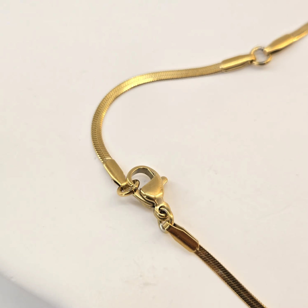 Sleek Herringbone Kette