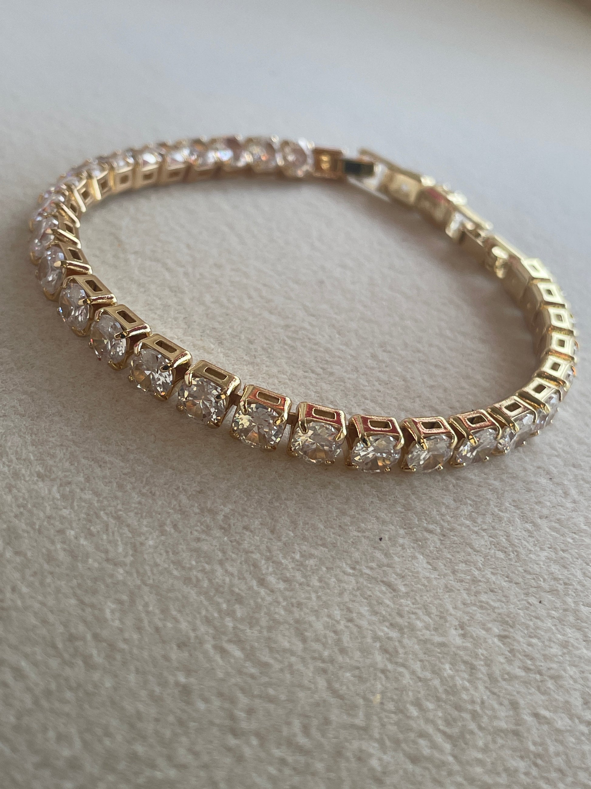 Goldenes Tennisarmband Eleganza | Premium Schmuck
